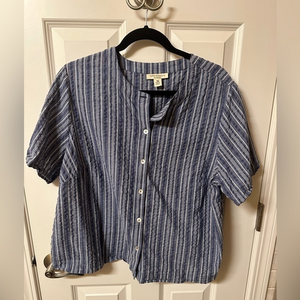 Appleseeds Button‎ Striped Shirt